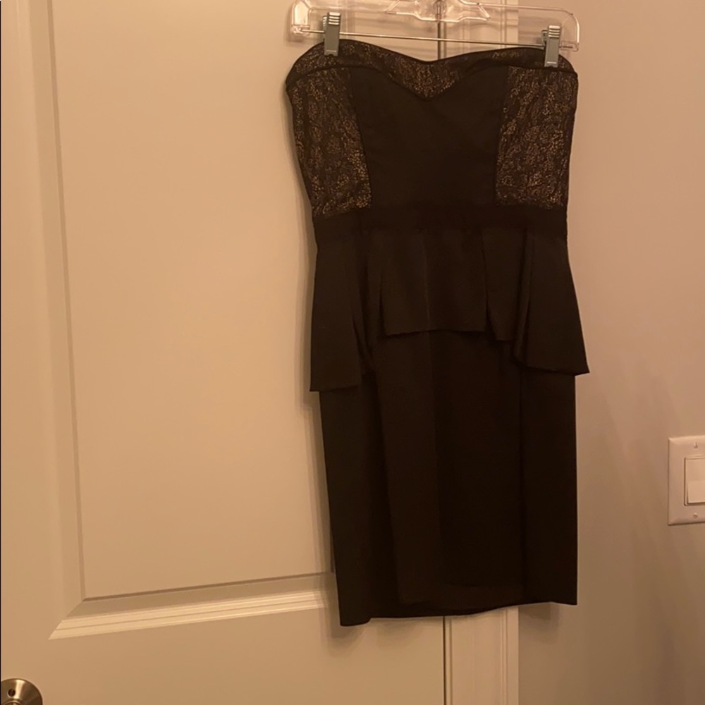 BCBG Peplum Cocktail Dress